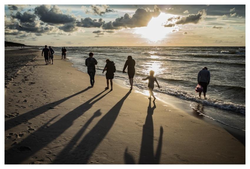 Beach People Sea Sand
