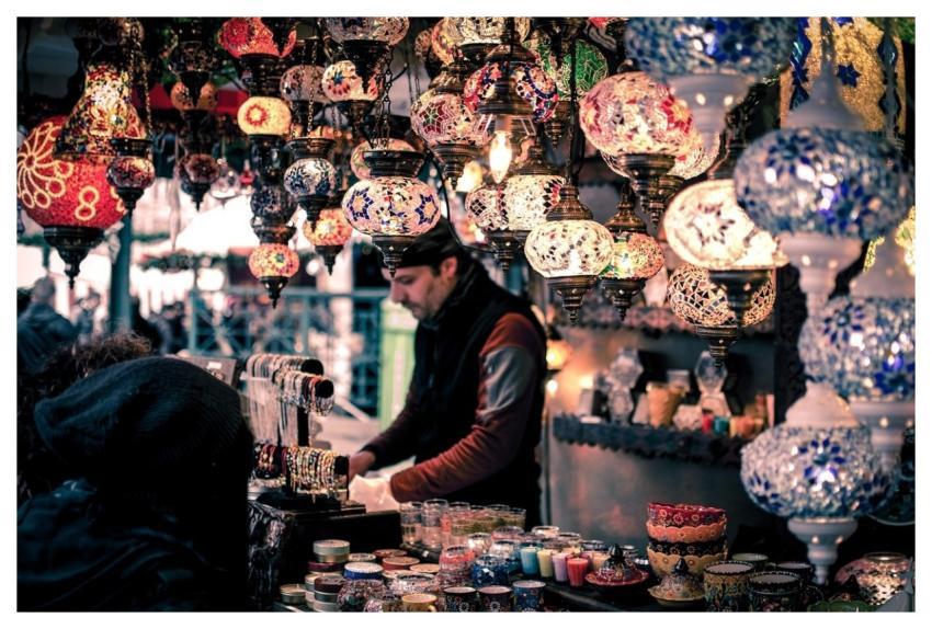 Bazaar Booth Bracelets Candles
