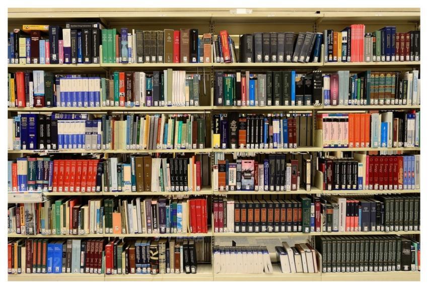 Library Books Bookshelves Bookcases