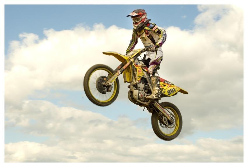 Motocross Sport Nature Jumping