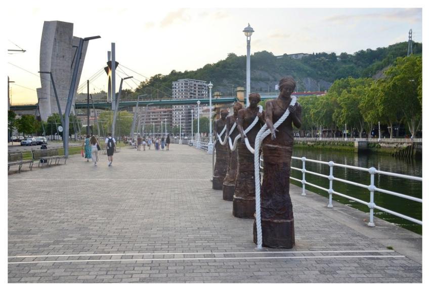 Cityscape Sculptures Women Metal