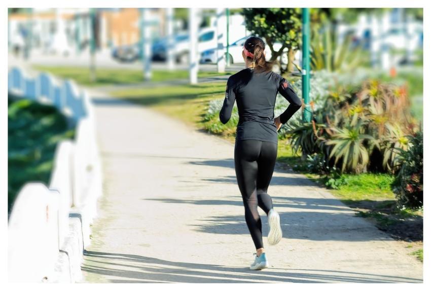 Woman Running Fitness Physical Exercise