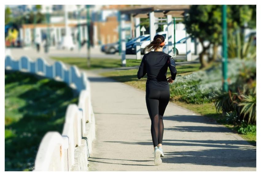 Woman Running Fitness Physical Exercise