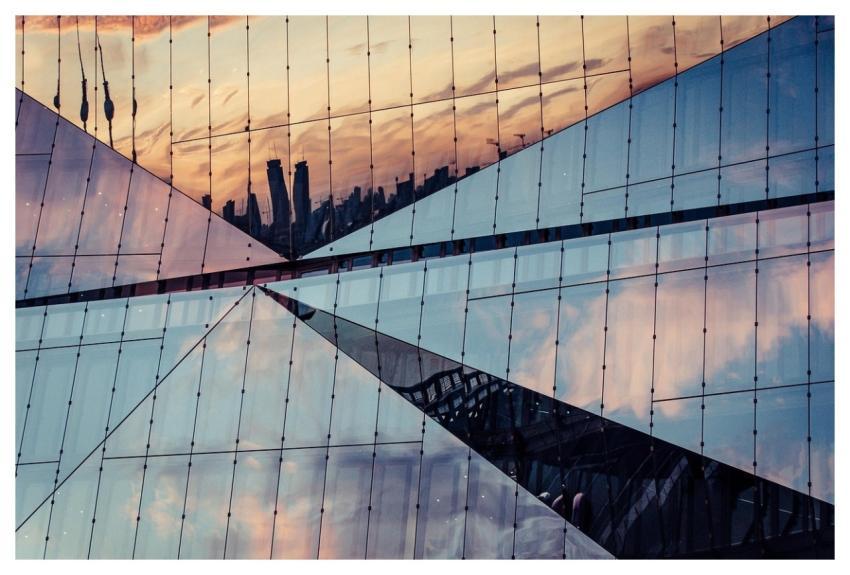 Facade Glass Facade Building Modern