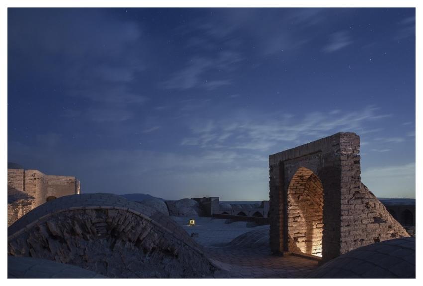 Caravansary Monument Persian Architecture Iran