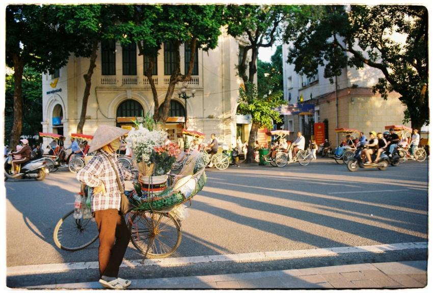 Street Vendor Vibrant Hanoi