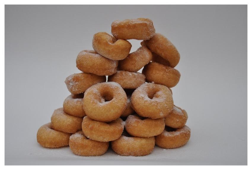 Donuts Sugar Donuts Food Gray Food