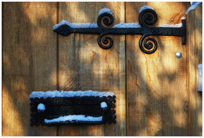 Free stock photo of letterbox, snow dusting, winte