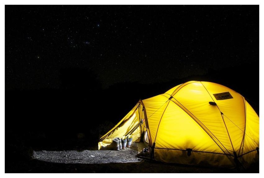 Tent Camp Night Camping
