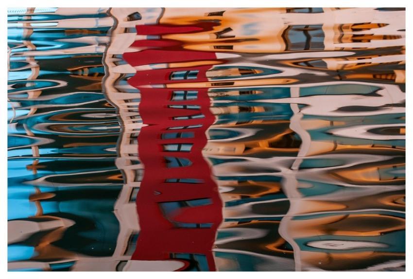 Water Reflections Abstract Colours