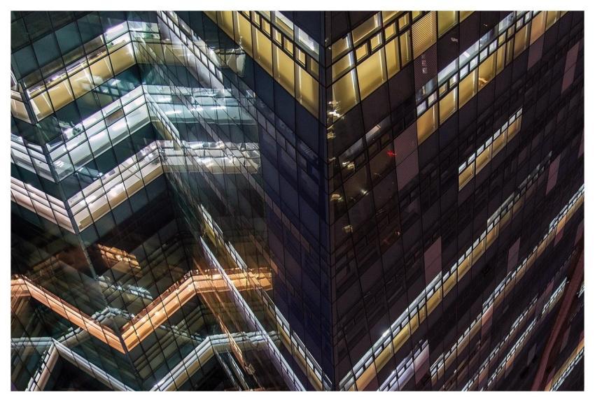 Skyscraper Glass Facade Building