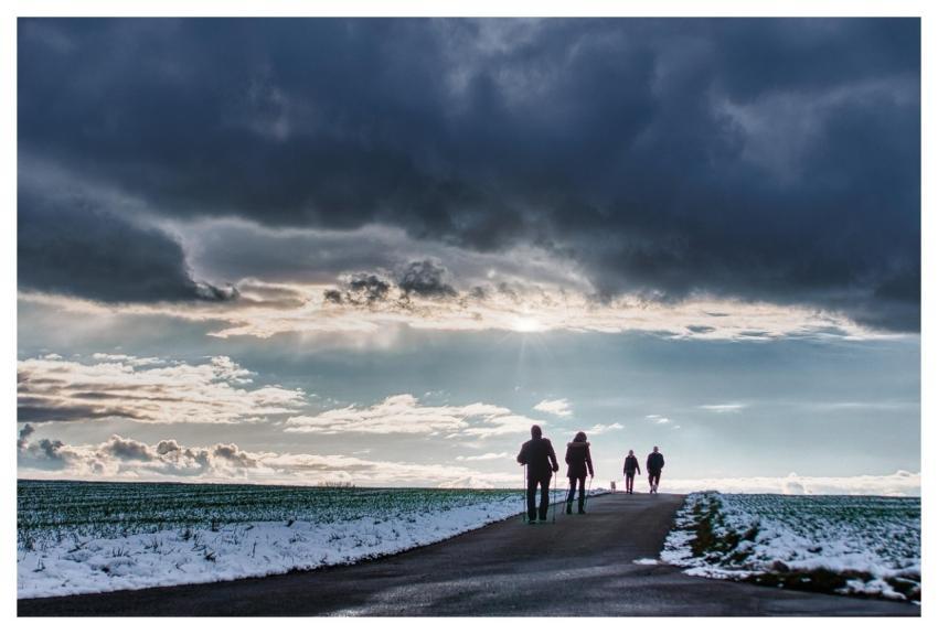 Overcast Winter Cloudy Day Clouds