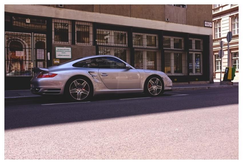 Sport Car Porsche Street Budapest