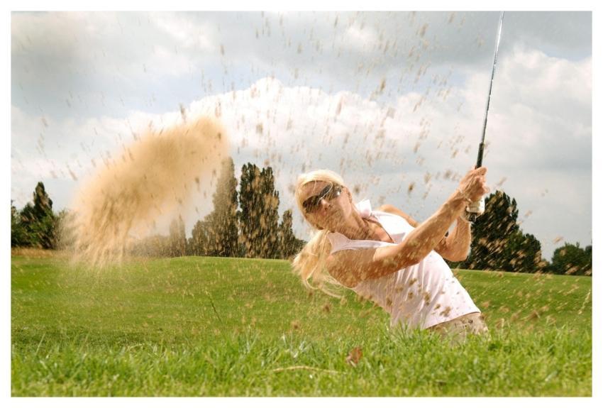 Golf Golfer Sand Sport