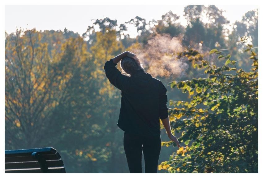 Woman Exercise Stretching Health