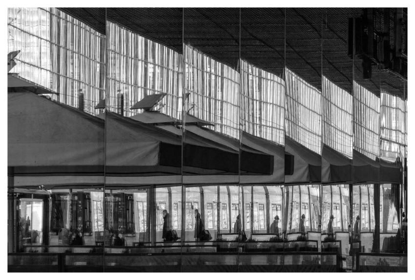 Building Facade Reflection Abstract