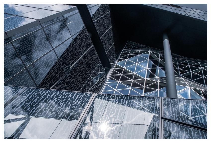 Building Glass Facade Window