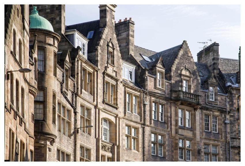 Scotland Edinburgh Facades Architecture