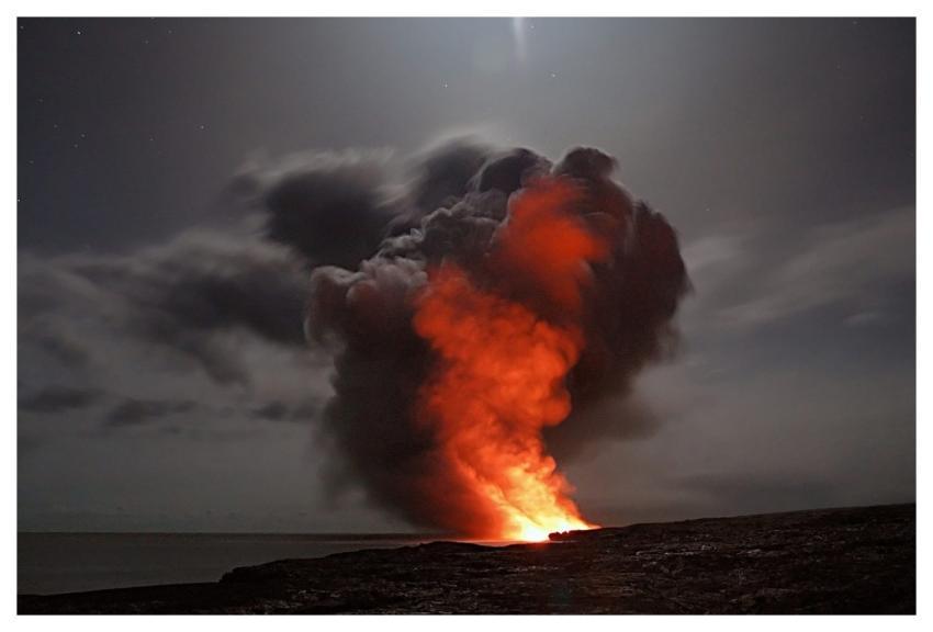 Volcano Hawaii Lava Cloud