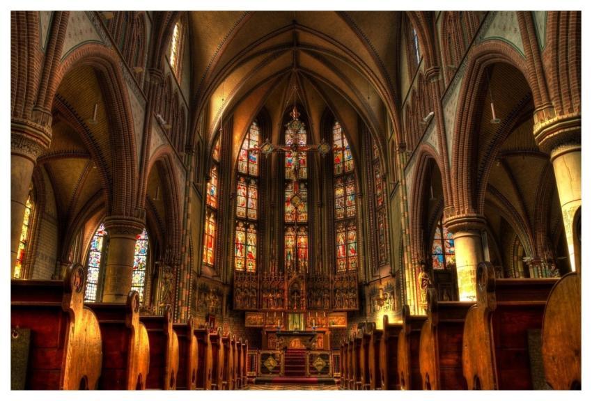 Church Altar Pews Sacral Architecture