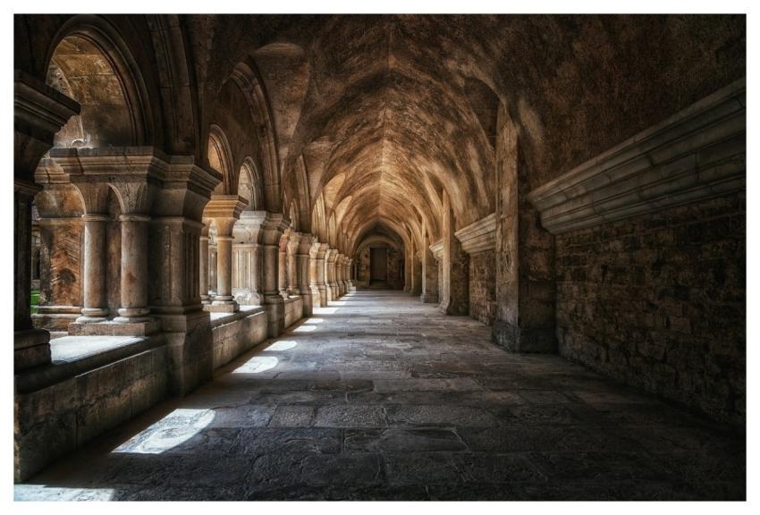 Monastery Vault Cloister Columns