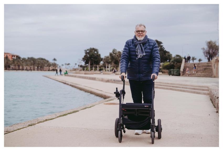 Man Rollator Walker Support