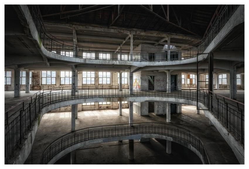 Building Abandoned Floors Interior