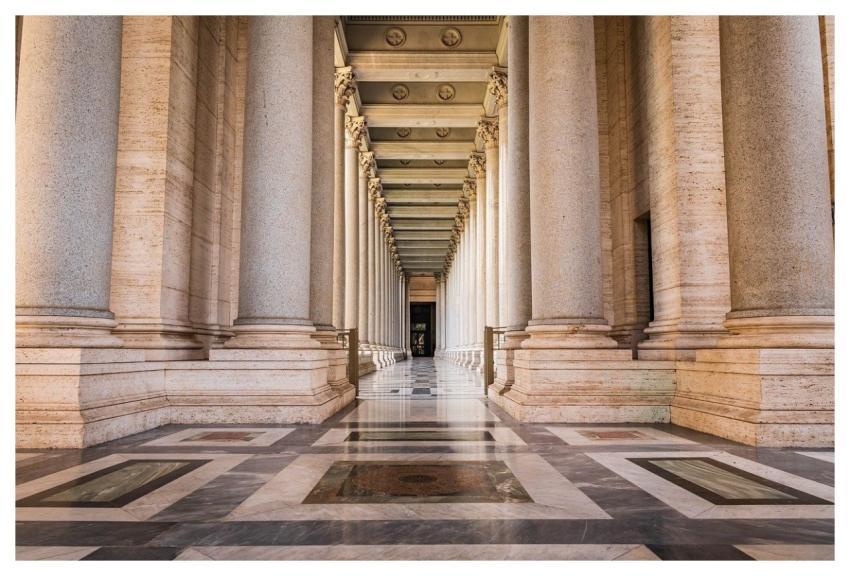 Italy Rome St Paul's Basilica Outside The Walls