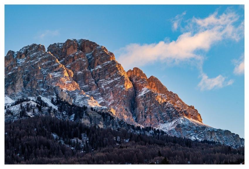 Cortina D'ampezzo Italy Mountains Snow
