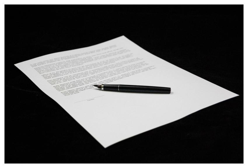 Document Agreement Documents Sign