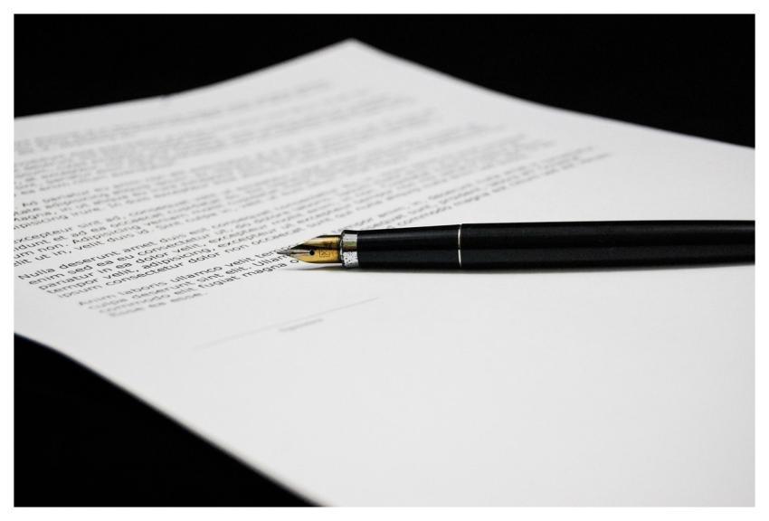 Document Agreement Documents Sign