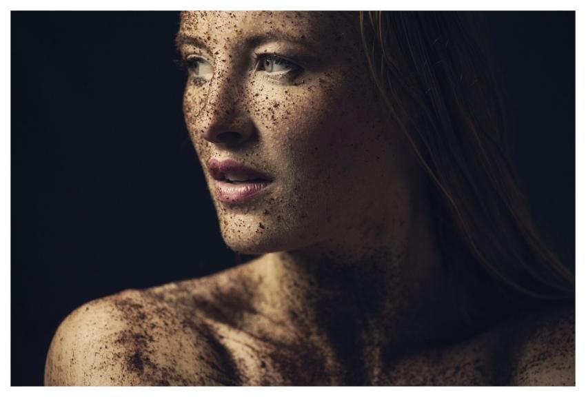 Close Up Art Portrait Young