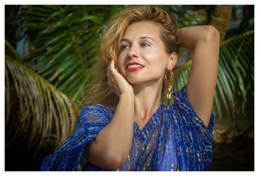 Woman Model Tropics Vacation