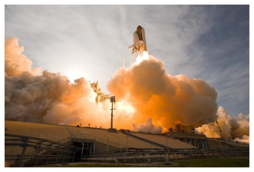 Space Shuttle Rocket Lift-Off Liftoff