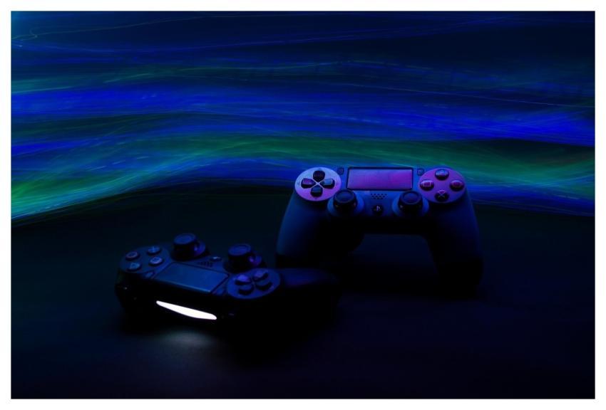 Game Console Sony Video Games Lights