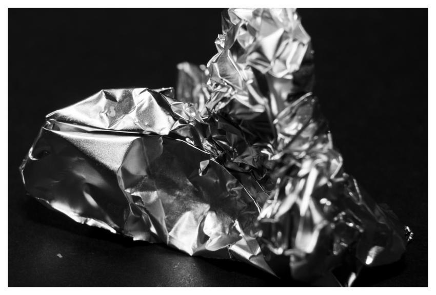 Foil Metal Abstract Monochrome