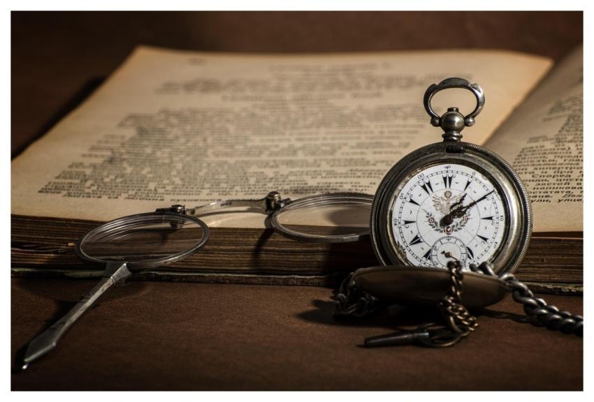 Watch Retro Book Old