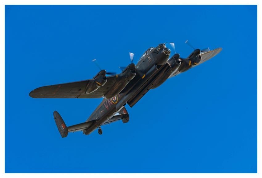 Bbmf Lancaster Airplane Aviation Aircraft