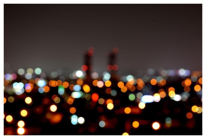 Night View In The Evening Night Blur