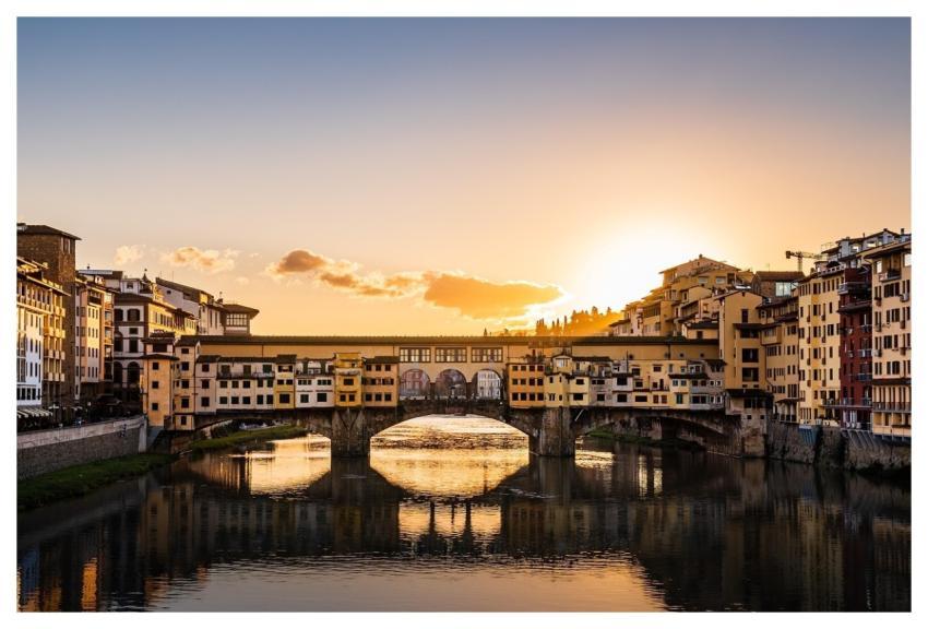 Firenze Italy Ancient Architecture Old Bridge