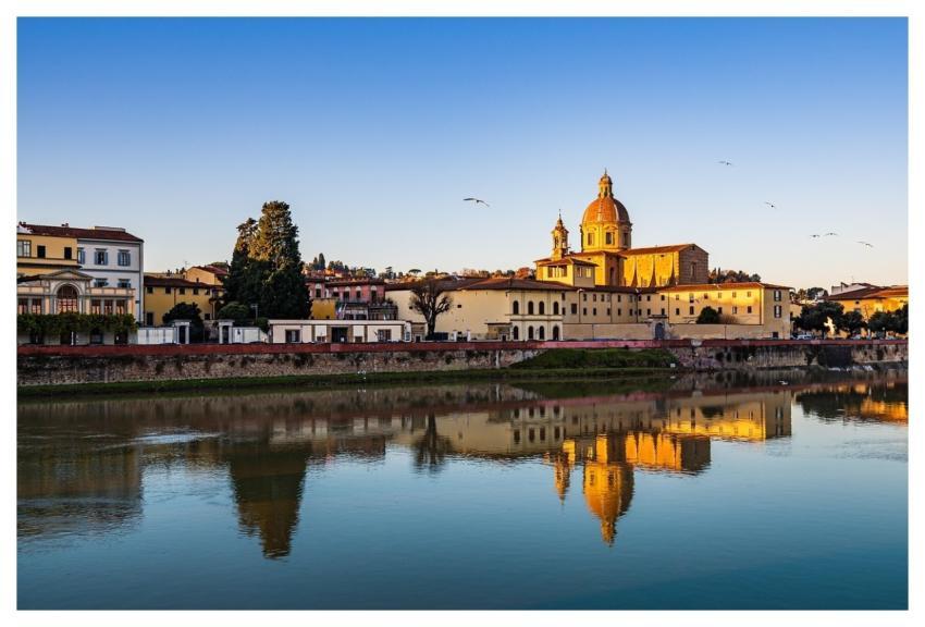 Firenze Italy Ancient Architecture Old Bridge