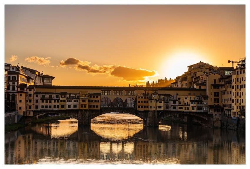 Firenze Italy Ancient Architecture Old Bridge