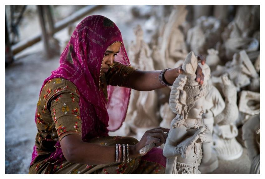 Artisan Sculpture Hinduism Religious Art