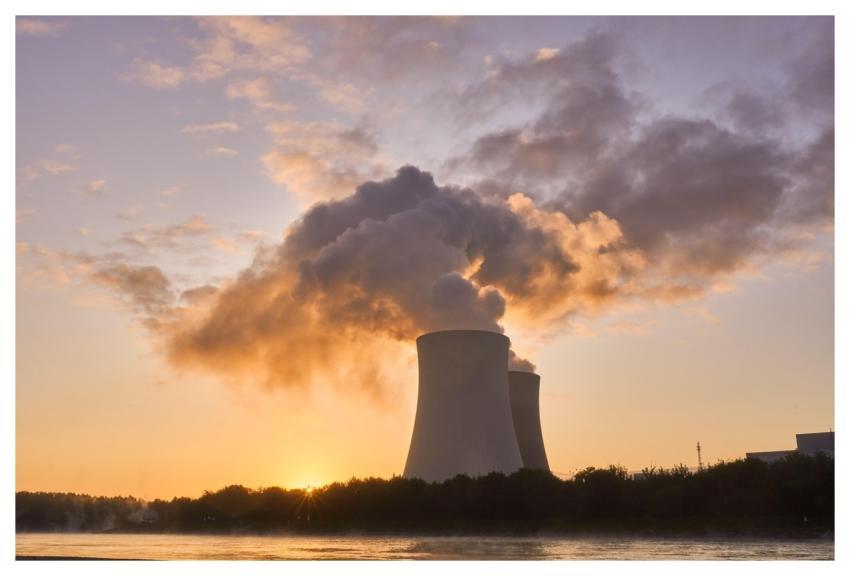 Nuclear Power Plant Rhine Flow Nuclear Power