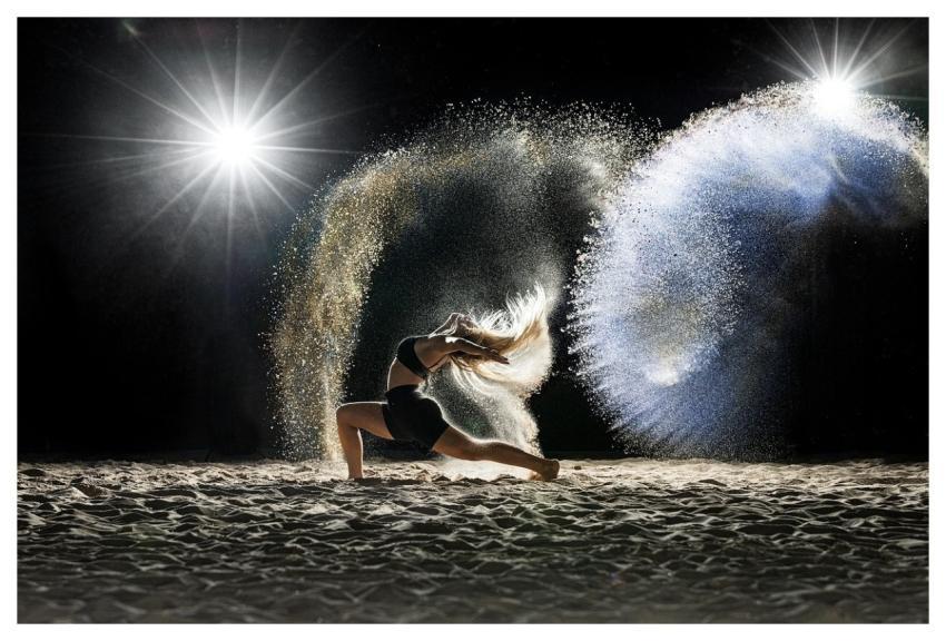 Dancer Dancing Sand Beach