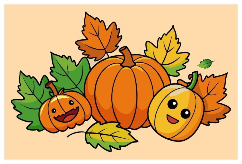 Pumpkins Halloween Autumn October