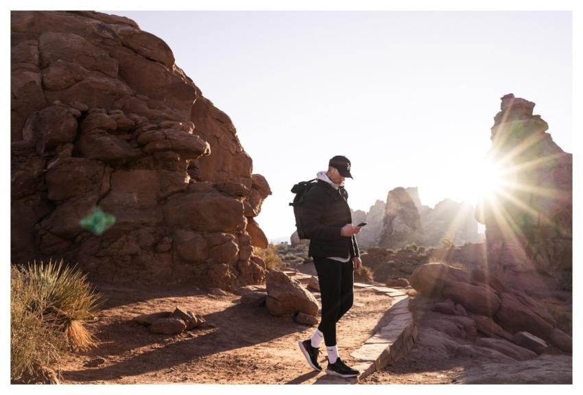 Hike Desert Nature Landscape