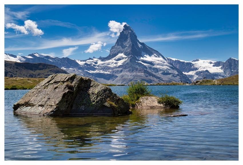 Mountains Rocks Nature Lake