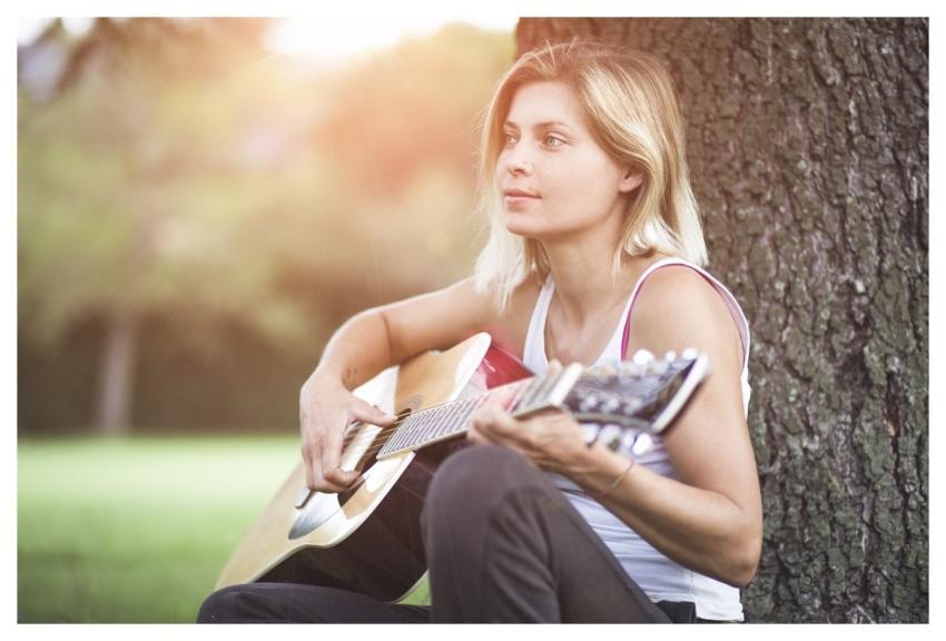 Guitar Guitarist Girl Musician