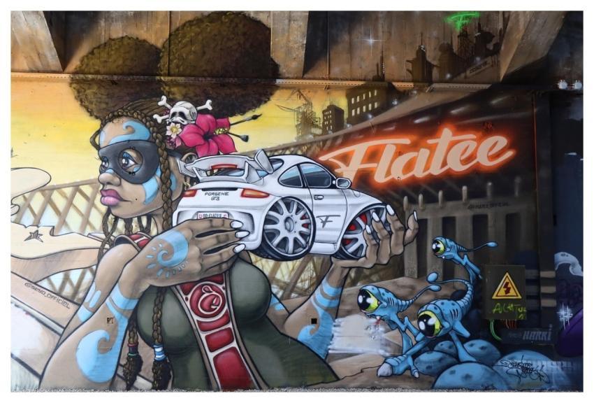 Graffiti Art Wall Street Art